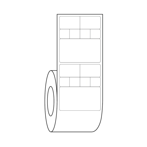 Cerner / PathNet - Multi Set label - Knife-Cut 4-1/2 x 4, PK2